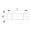 TRACON HBPV-10X38-20 - Hengeres biztosító PV gPV, 20A,1000VDC,10kA,10x38