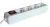 TRACON HK4 - Hordozható elosztósáv kapcsolóval, normál, fehér 4×SCHUKO, 1,5m, max.16A, 250VAC, 3680W, 3x1,0mm2, H05VV-F