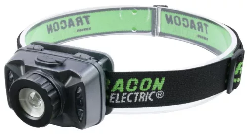 TRACON HL300B - Fejlámpa, akkumulátoros, mozgásérzékelős kapcsolással 10 W, 600 lm, 5 h, 3,7 V, 1800 mAh, Li-Po