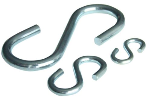 TRACON HR6-80 - Acél kampó, horganyzott 6×80mm, 1250N
