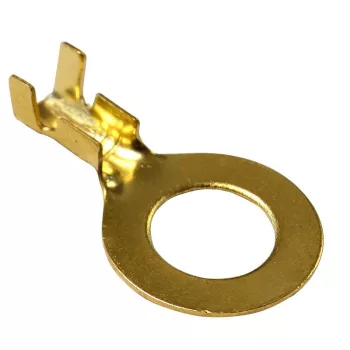   TRACON HSZ8 - Sajtolható szigeteletlen szemes saru, sárgaréz 2,5-4mm2, M8