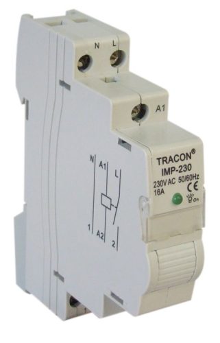 TRACON IMP-230 - Impulzusrelé 230VAC; 16A/230V