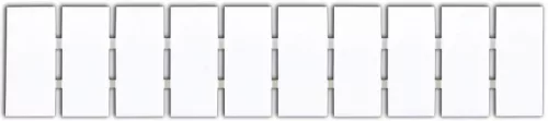 TRACON J8 - Jelölőlapka TSKA, TSKB sorozatkapocshoz, (10 modul), W=8mm TSKA6..,