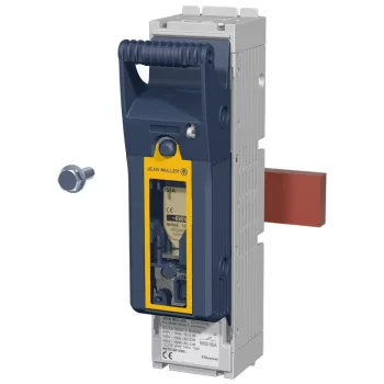   TRACON KETO-00-1/AOU/F - Szakaszolókapcsoló-biztosító,gyűjtősínre, lapos csatlakozó 690VAC, 440VDC, 160A, 1P, NH00