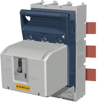   TRACON KETO-00-3/60/AOU/FAM - Szakaszolókapcsoló-biztosító,gyűjtősínre, lapos csatlakozó 690VAC, 440VDC, 160A, 3P, NH00