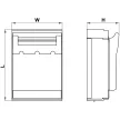 TRACON KETO-00-3/R95 - Vízszintes szakaszolókapcsoló-biztosító, szerelőlapra, 3P AC 690V, DC 440V, 160A, 3P, 00
