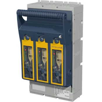   TRACON KETO-3-3/F - Vízszintes szakaszolókapcsoló-biztosító, szerelőlapra, 3P AC 400V, 630A, 100 kA; AC 690V, 500A, 50 kA; 3P, NH3, M12