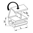 TRACON KL - Késes leágaztató (PVC), ónozott elektrolitréz, kék 1,5-2,5mm2, 50VDC, max. 20 A