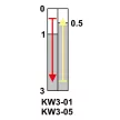 TRACON KW3-05 - Helyzetkapcsoló, mikro, ütközős 1×CO 10A/230VAC, 0,3A/250VDC, 4,8x0,5 mm, IP00