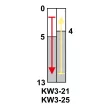 TRACON KW3-21 - Helyzetkapcsoló, mikro, rugószáras 1×CO 10A/230VAC, 0,3A/250VDC, 52mm, 6,3x0,8 mm, IP00