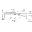TRACON KW3-35 - Helyzetkapcsoló, mikro, rugószáras 1×CO 10A/230VAC, 0,3A/250VDC, 28mm, 4,8x0,5 mm, IP00