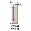 TRACON KW3-45 - Helyzetkapcsoló, mikro, karos-görgős 1×CO 10A/230VAC, 0,3A/250VDC, 15mm, 4,8x0,5 mm, IP00
