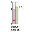 TRACON KW3-65 - Helyzetkapcsoló, mikro, íves-rugószár 1×CO 10A/230VAC, 0,3A/250VDC, 28mm, 4,8x0,5 mm, IP00
