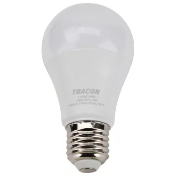   TRACON LAS6010NW - Gömb burájú LED fényforrás SAMSUNG chippel 230V,50Hz,10W,4000K,E27,990 lm,200°,A60,SAMSUNG chip, EEI=F