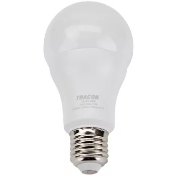   TRACON LAS6015NW - Gömb burájú LED fényforrás SAMSUNG chippel 230V,50Hz,15W,4000K,E27,1520 lm,200°,A60,SAMSUNG chip, EEI=F