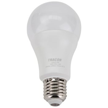   TRACON LAS6515NW - Gömb burájú LED fényforrás SAMSUNG chippel 230V,50Hz,15W,4000K,E27,1520 lm,200°,A65,SAMSUNG chip, EEI=F
