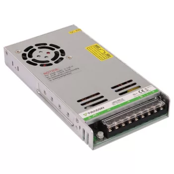   TRACON LDCV-350-12 - Fém házas LED meghajtó 90-264VAC/12VDC,350W,0-29A, IP20