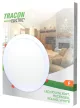 TRACON LED-DL-21NW - Beépíthető LED mélysugárzó, kerek, fehér 230 VAC 50Hz, 21 W, 2155 lm, D=300 mm, 4000 K, IP40, EEI=F