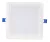 TRACON LED-DLNS-12NW - Kompakt beépíthető LED mélysugárzó SAMSUNG chippel 230 VAC, 12W, 960lm, D=170×170 mm, 4000 K, IP20, EEI=G