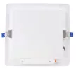 TRACON LED-DLNS-18NW - Kompakt beépíthető LED mélysugárzó SAMSUNG chippel 230 VAC, 18W, 1440lm, D=225×225 mm, 4000 K, IP20, EEI=G
