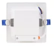 TRACON LED-DLNS-6NW - Kompakt beépíthető LED mélysugárzó SAMSUNG chippel 230 VAC, 6W, 480lm, D=120×120 mm, 4000 K, IP20, EEI=G