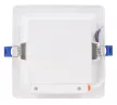 TRACON LED-DLNS-9NW - Kompakt beépíthető LED mélysugárzó SAMSUNG chippel 230 VAC, 9W, 720lm, D=150×150 mm, 4000 K, IP20, EEI=G