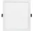 TRACON LED-DLNV-12NW - Védett, beépíthető LED mélysugárzó, négyzetes, fehér 220-240 VAC, 12 W, 4000 K, 1160 lm, IP44,D=174x174mm, EEI=F