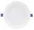 TRACON LED-DLS-12NW - Kompakt beépíthető LED mélysugárzó SAMSUNG chippel 230 VAC, 12W, 960lm, D=170 mm, 4000 K, IP20, EEI=G