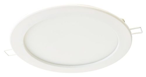 TRACON LED-DLV-12NW - Védett, beépíthető LED mélysugárzó, fehér 230 VAC, 12 W, 4000 K, 1160 lm, IP44, D=173mm, EEI=F