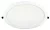 TRACON LED-DLV-24NW - Védett, beépíthető LED mélysugárzó, kerek, fehér 220-240 VAC, 24 W, 4000 K, 2490 lm, IP44,D=295mm, EEI=F