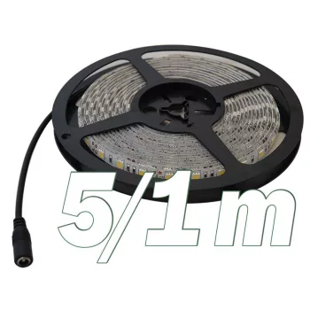   TRACON LED-SZ-72-NW - LED szalag, beltéri SMD5050,30LED/m,7,2W/m,320lm/m,W=10mm,4000K,IP20,EEI=G