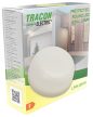 TRACON LFEK12NW - Védett, kerek fali LED lámpatest 230 VAC, 12 W, 4000 K, IP54, 1160 lm, D=230mm, EEI=F