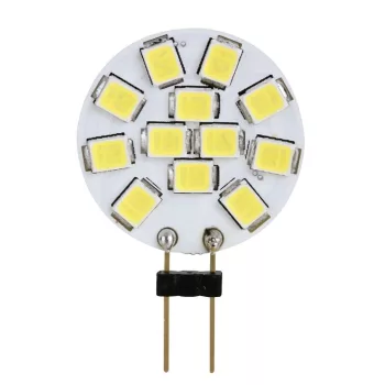   TRACON LG4K2NW - LED fényforrás 12 VAC/DC, 2 W, 4000 K, G4, 140 lm, 180°, EEI=G