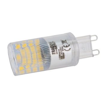   TRACON LG9H4NW - LED G9 fényforrás alumínium házzal 230 VAC, 4 W, 4000 K, G9, 350 lm, 200°, EEI=F