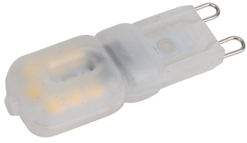 TRACON LG9X2,5NW - LED fényforrás műanyag házban 230 VAC, 2,5 W,4000 K,G9,180 lm, 270°, EEI=G