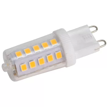   TRACON LG9X3NW - LED fényforrás műanyag házban 230 VAC, 3 W, 4000 K, G9, 350 lm, 270°, EEI=E
