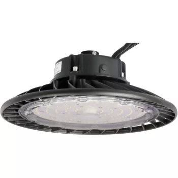   TRACON LHBC200W - LED csarnokvilágító, kültéri,UFO forma 230 VAC, 200 W, 30000 lm, 4500K, 30000 h, IP65, 1-10V, EEI=D
