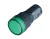TRACON LJL16-GC - LED-es jelzőlámpa, zöld 24V AC/DC, d=16mm