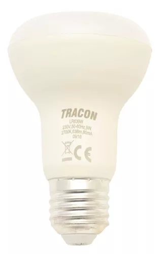 TRACON LR639W - LED reflektorlámpa 230 V, 50 Hz, E27, 9 W, 638 lm, 2700 K, 120°, EEI=G