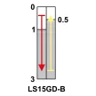TRACON LS15GQ-B - Helyzetkapcsoló, hosszú kúpos, ütküzős 1xCO, 2A/230V AC-15, 0,3A/250V DC-13, IP00