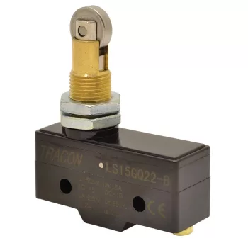   TRACON LS15GQ22-B - Helyzetkapcsoló, görgős 1xCO, 2A/230V AC-15, 0,3A/250V DC-13, IP00