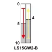TRACON LS15GW2-B - Helyzetkapcsoló, rugószáras-görgős 1xCO, 2A/230V AC-15, 0,3A/250V DC-13, 35mm, IP00