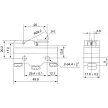 TRACON LS15GW21-B - Helyzetkapcsoló, rugószáras 1xCO, 2A/230V AC-15, 0,3A/250V DC-13, 17mm, IP00