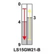 TRACON LS15GW21-B - Helyzetkapcsoló, rugószáras 1xCO, 2A/230V AC-15, 0,3A/250V DC-13, 17mm, IP00