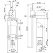 TRACON LSME8107 - Helyzetkapcsoló, billenőkar-pálca 1xNO+1xNC, 2A/230V AC-15, 0,3A/250V DC-13, 0-100mm, IP65