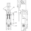 TRACON LSME8108 - Helyzetkapcsoló, lengőkar-görgő 1xNO+1xNC, 2A/230V AC-15, 0,3A/250V DC-13, 20-90mm, IP65