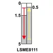 TRACON LSME8111 - Helyzetkapcsoló, kúpos-ütközős 1xNO+1xNC, 2A/230V AC-15, 0,3A/250V DC-13, IP65