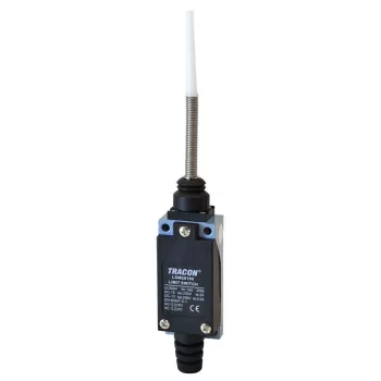   TRACON LSME8166 - Helyzetkapcsoló, rugószáras (műanyag+acél) 1xNO+1xNC, 2A/230V AC-15, 0,3A/250V DC-13, 95mm, IP65