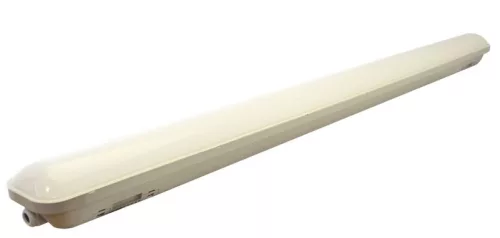 TRACON LV1236E - Védett LED ipari lámpatest vészvilágító funkcióval 230 V, 50 Hz, 36 W/3W, 4000 K, 3000/280 lm, IP65, EEI=F