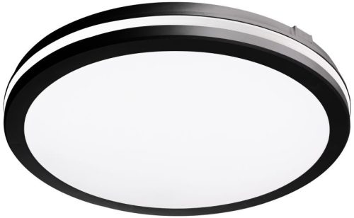 TRACON MFKBL40CCT - LED mennyezeti lámpa színhőállító kapcsolóval,fekete 230V,50Hz, 40W, 4000lm, 3000K/4000K/6500K, IP65, EEI=F